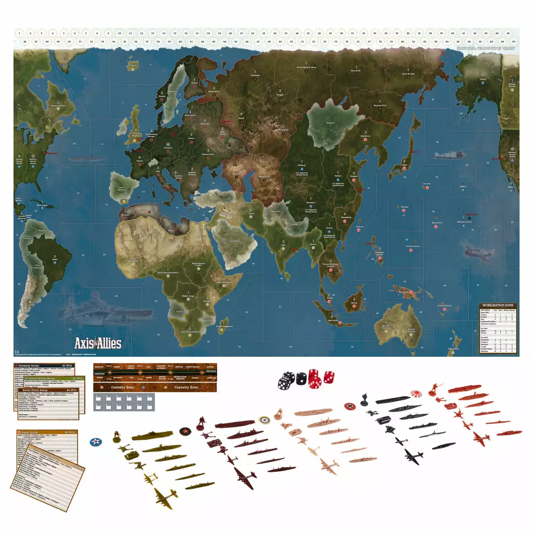 Avalon Hill Axis & Allies 1942 Second Edition Back In Stock 4 Avalon Hill Axis & Allies 1942 Second Edition Back In Stock