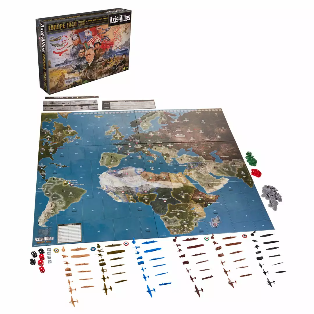 Back In Stock Avalon Hill Axis & Allies Europe 1940 Second Edition 12 Back In Stock Avalon Hill Axis & Allies Europe 1940 Second Edition