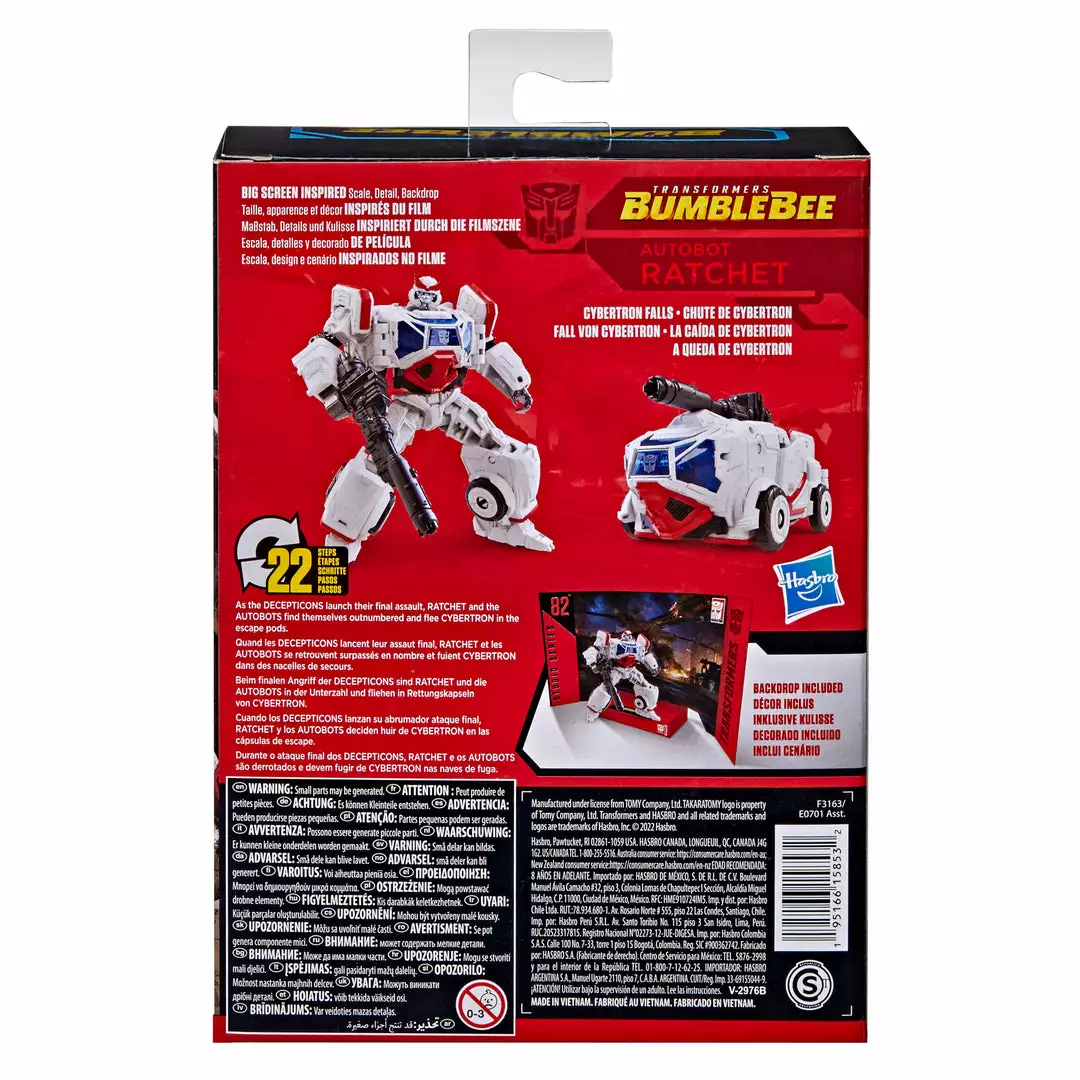 Transformers Studio Series 82 Deluxe Transformers: Autobot Ratchet 9 Transformers Studio Series 82 Deluxe Transformers: Autobot Ratchet