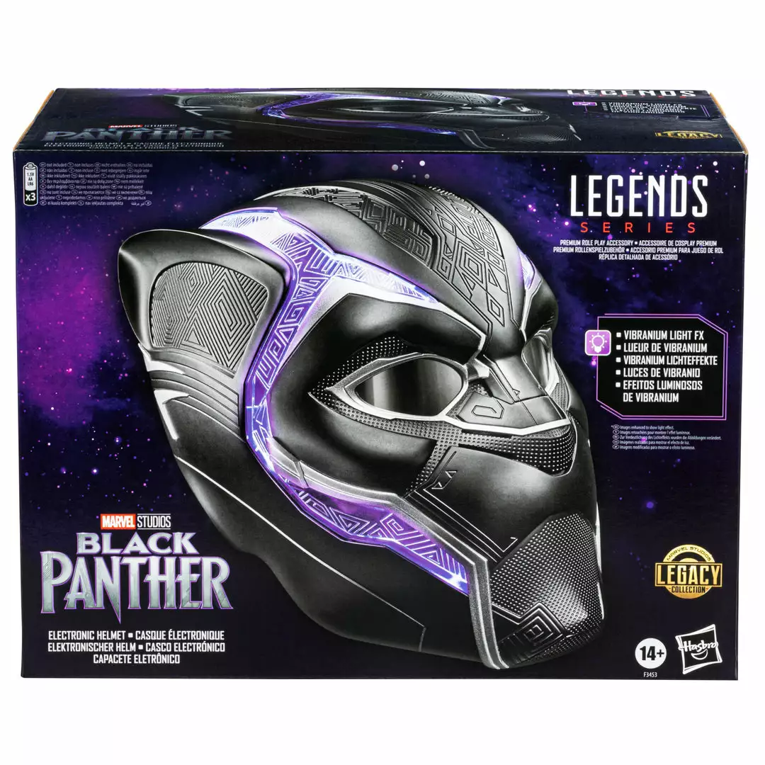 Marvel Legends Series Black Panther Electronic Role Play Helmet New 6 Marvel Legends Series Black Panther Electronic Role Play Helmet New