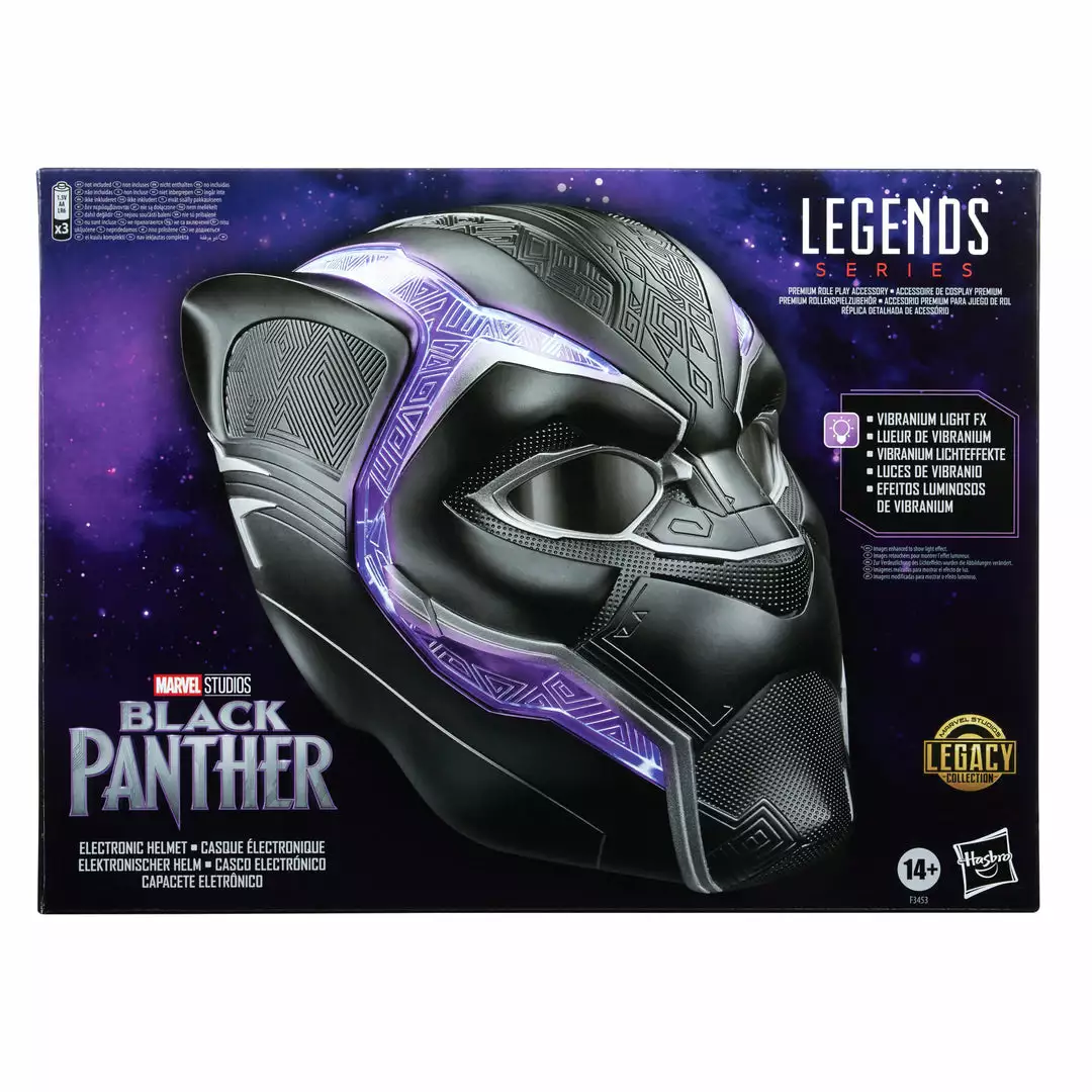 Marvel Legends Series Black Panther Electronic Role Play Helmet New 19 Marvel Legends Series Black Panther Electronic Role Play Helmet New
