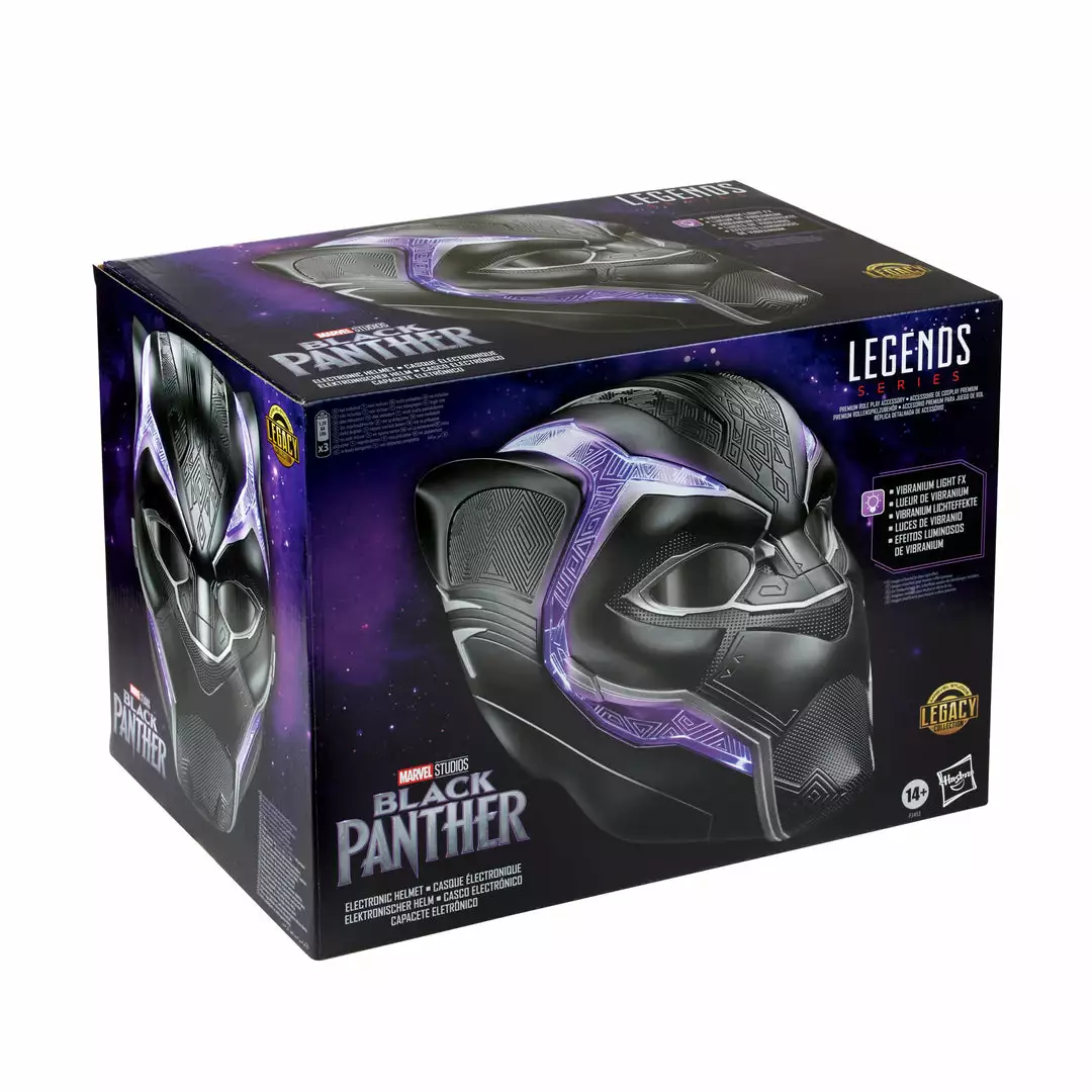 Marvel Legends Series Black Panther Electronic Role Play Helmet New 21 Marvel Legends Series Black Panther Electronic Role Play Helmet New
