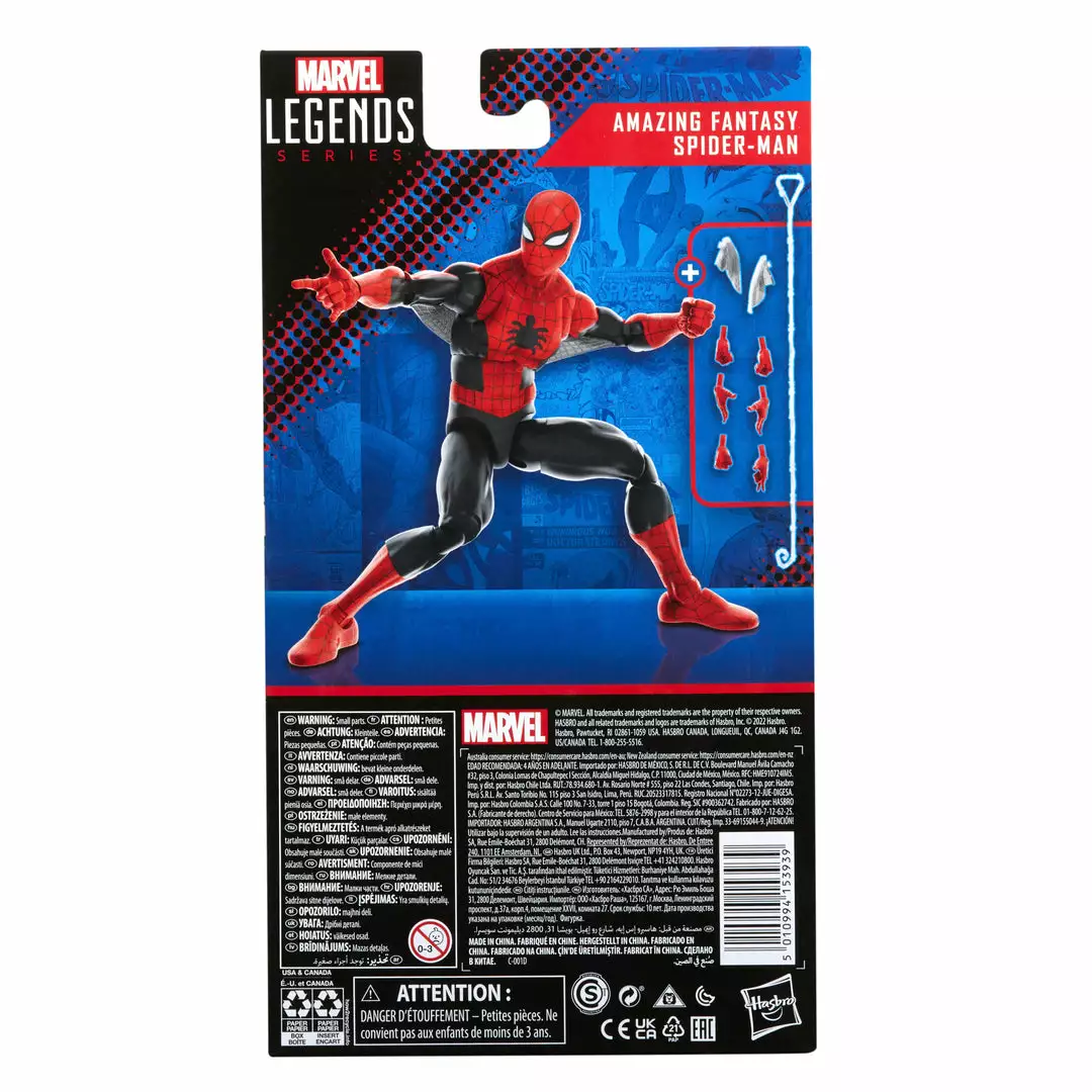 Marvel Legends Series 60th Anniversary Amazing Fantasy Spider-Man 13 Marvel Legends Series 60th Anniversary Amazing Fantasy Spider-Man