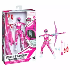 Partner Exclusives Power Rangers Lightning Collection Cel-Shaded Mighty Morphin Pink Ranger