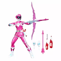 Partner Exclusives Power Rangers Lightning Collection Cel-Shaded Mighty Morphin Pink Ranger