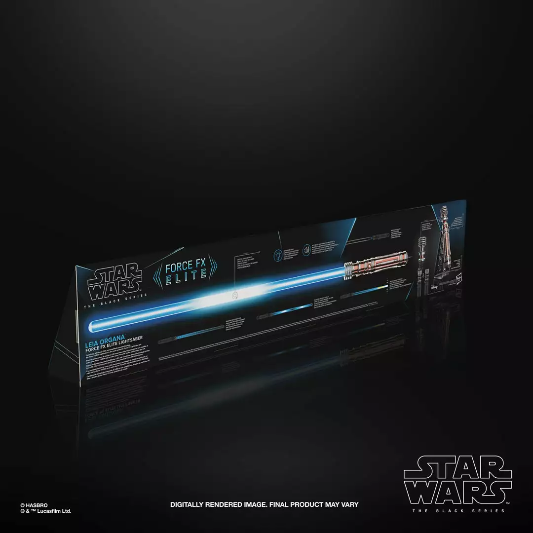 New Star Wars The Black Series Leia Organa Force FX Elite Lightsaber 4 New Star Wars The Black Series Leia Organa Force FX Elite Lightsaber