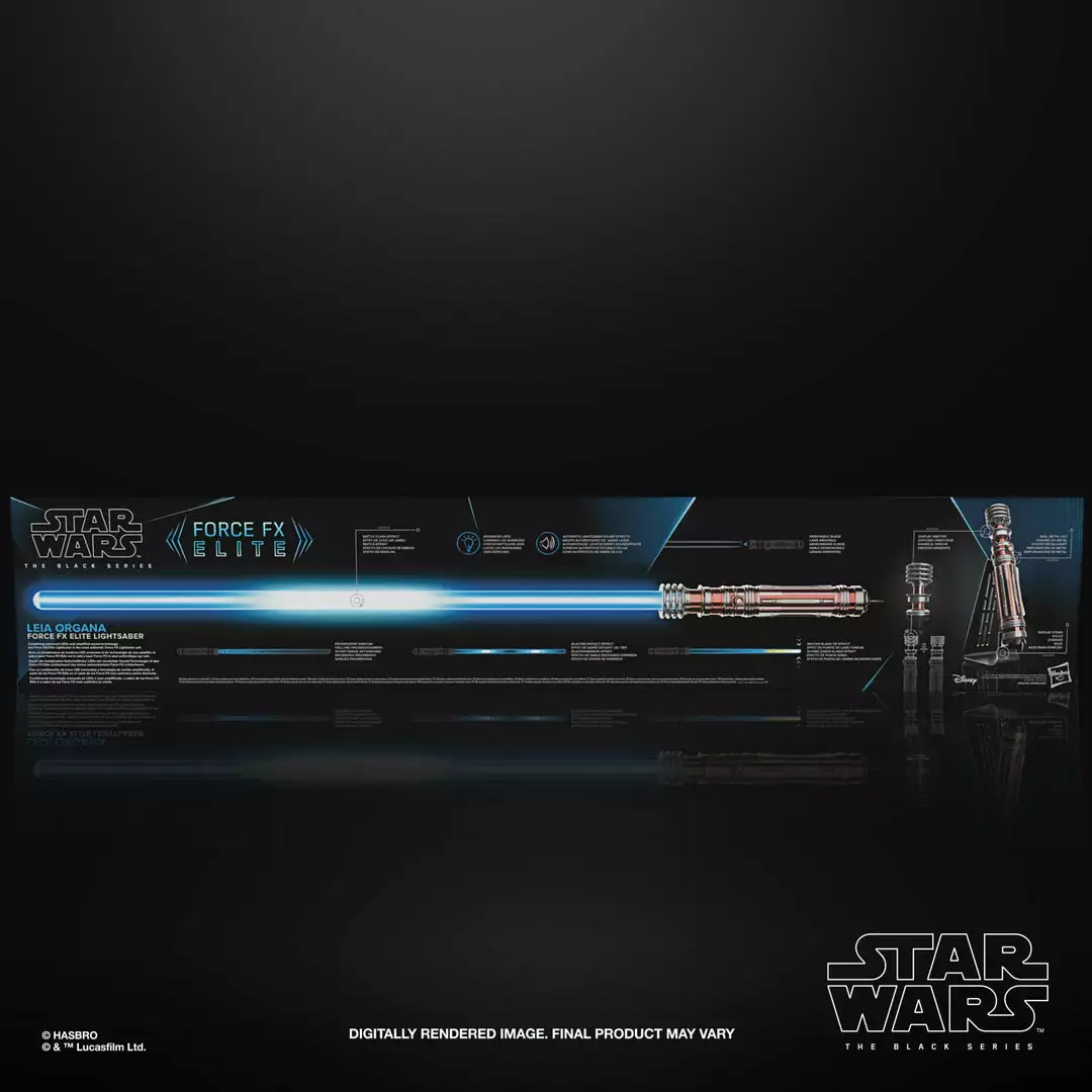 New Star Wars The Black Series Leia Organa Force FX Elite Lightsaber 3 New Star Wars The Black Series Leia Organa Force FX Elite Lightsaber