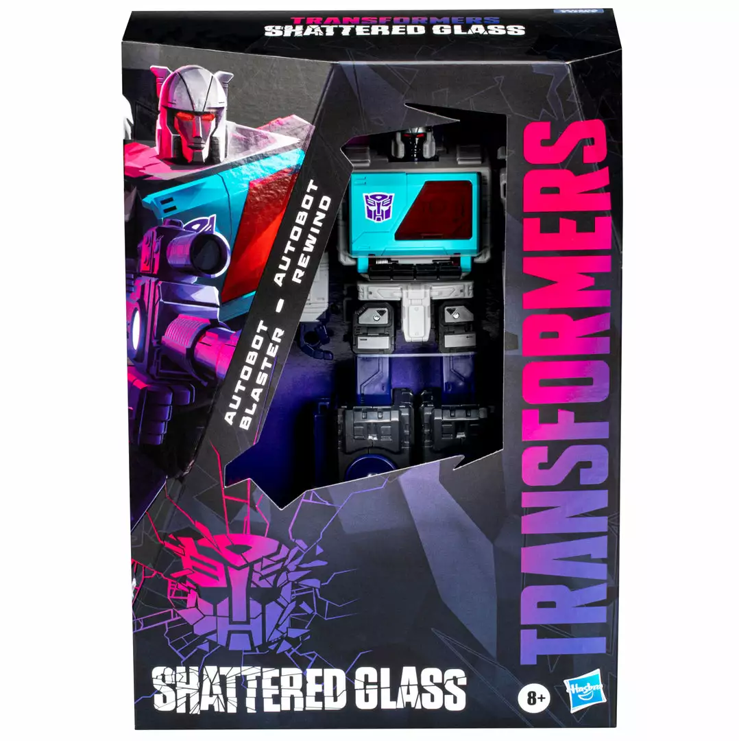 Transformers Generations Shattered Glass Collection Autobot Blaster & IDW’s Shattered Glass -- Blaster (Exclusive Hasbro Pulse Variant Cover) New 5 Transformers Generations Shattered Glass Collection Autobot Blaster & IDW’s Shattered Glass -- Blaster (Exclusive Hasbro Pulse Variant Cover) New