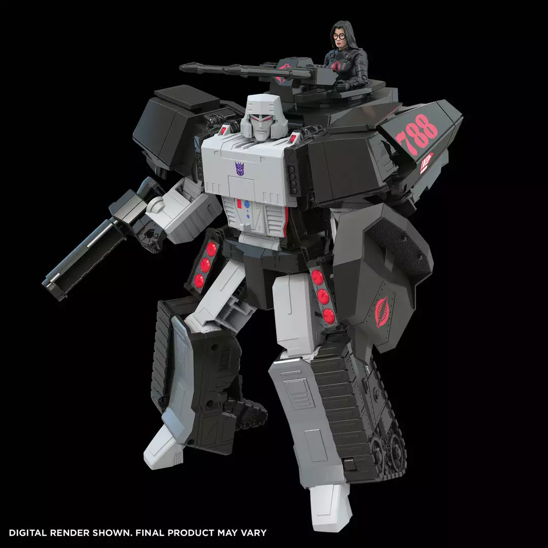 Transformers Collaborative: G.I. Joe Mash-Up, Megatron H.I.S.S. Tank And Baroness 7 Transformers Collaborative: G.I. Joe Mash-Up, Megatron H.I.S.S. Tank And Baroness