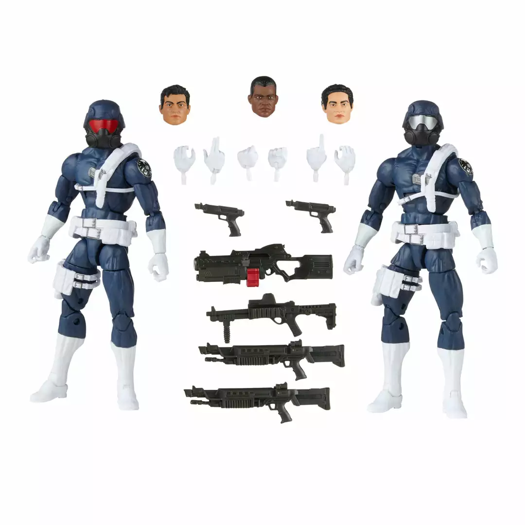 Marvel Legends Series S.H.I.E.L.D Agent Trooper 2-Pack Hasbro Pulse Exclusives 3 Marvel Legends Series S.H.I.E.L.D Agent Trooper 2-Pack Hasbro Pulse Exclusives