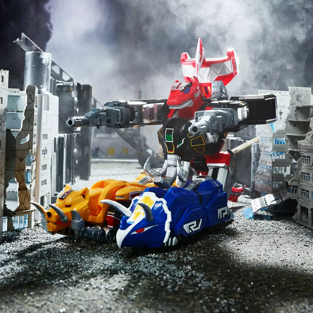 Hasbro Power Rangers Lightning Collection Zord Ascension Project Mighty Morphin Dino Megazord 8 Hasbro Power Rangers Lightning Collection Zord Ascension Project Mighty Morphin Dino Megazord