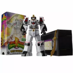 New Power Rangers Mighty Morphin White Tigerzord Warrior Mode 7-Inch Figure
