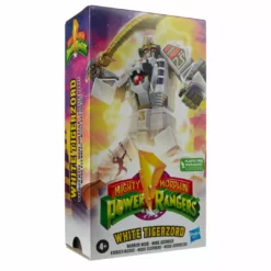 New Power Rangers Mighty Morphin White Tigerzord Warrior Mode 7-Inch Figure