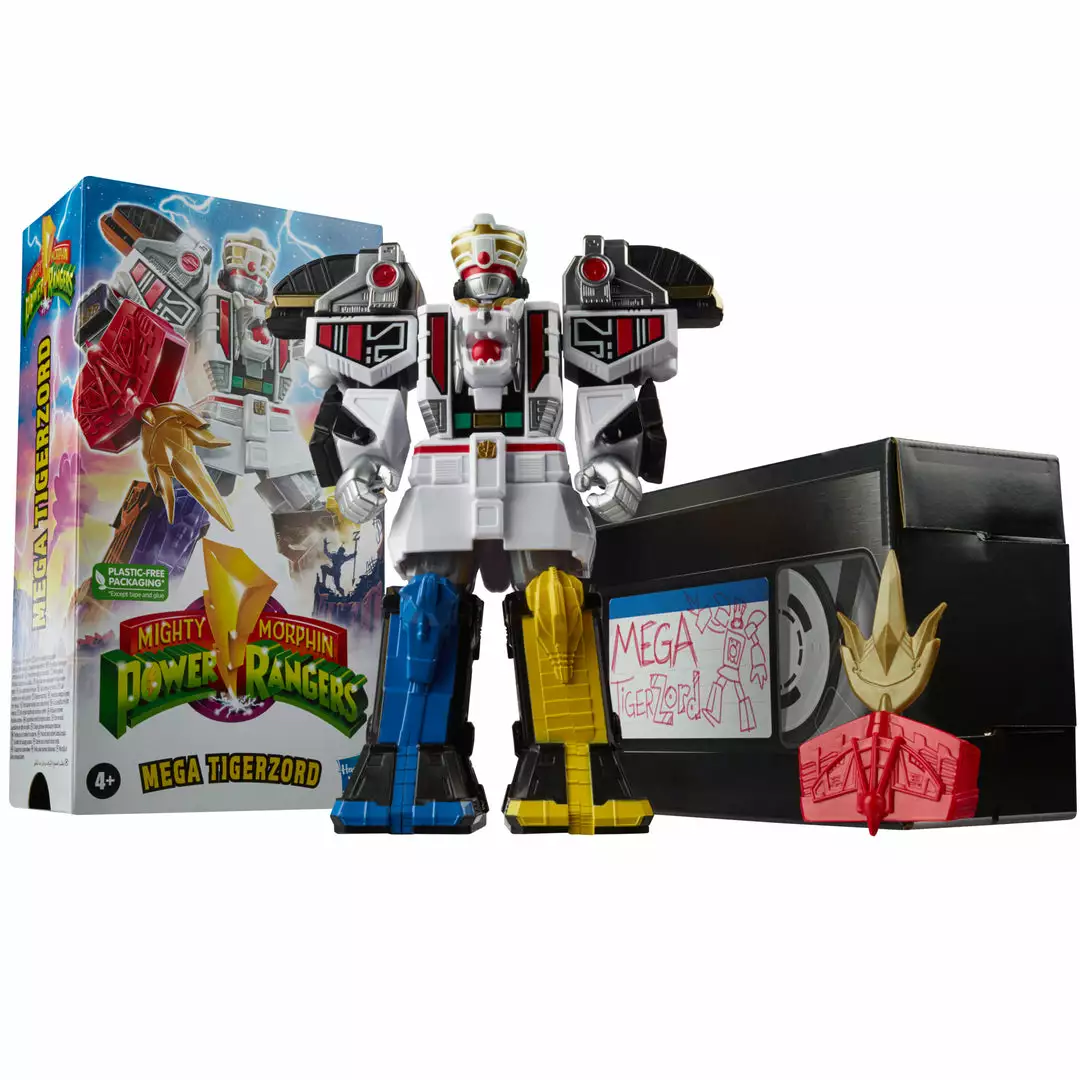 Power Rangers Mighty Morphin Mega Tigerzord 7-Inch Figure New 4 Power Rangers Mighty Morphin Mega Tigerzord 7-Inch Figure New