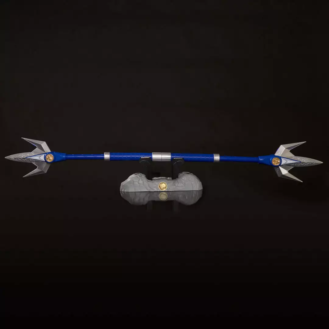 Power Rangers Lightning Collection Mighty Morphin Blue Ranger Power Lance New 5 Power Rangers Lightning Collection Mighty Morphin Blue Ranger Power Lance New