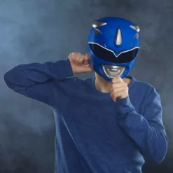 New Power Rangers Lightning Collection Mighty Morphin Blue Ranger Helmet