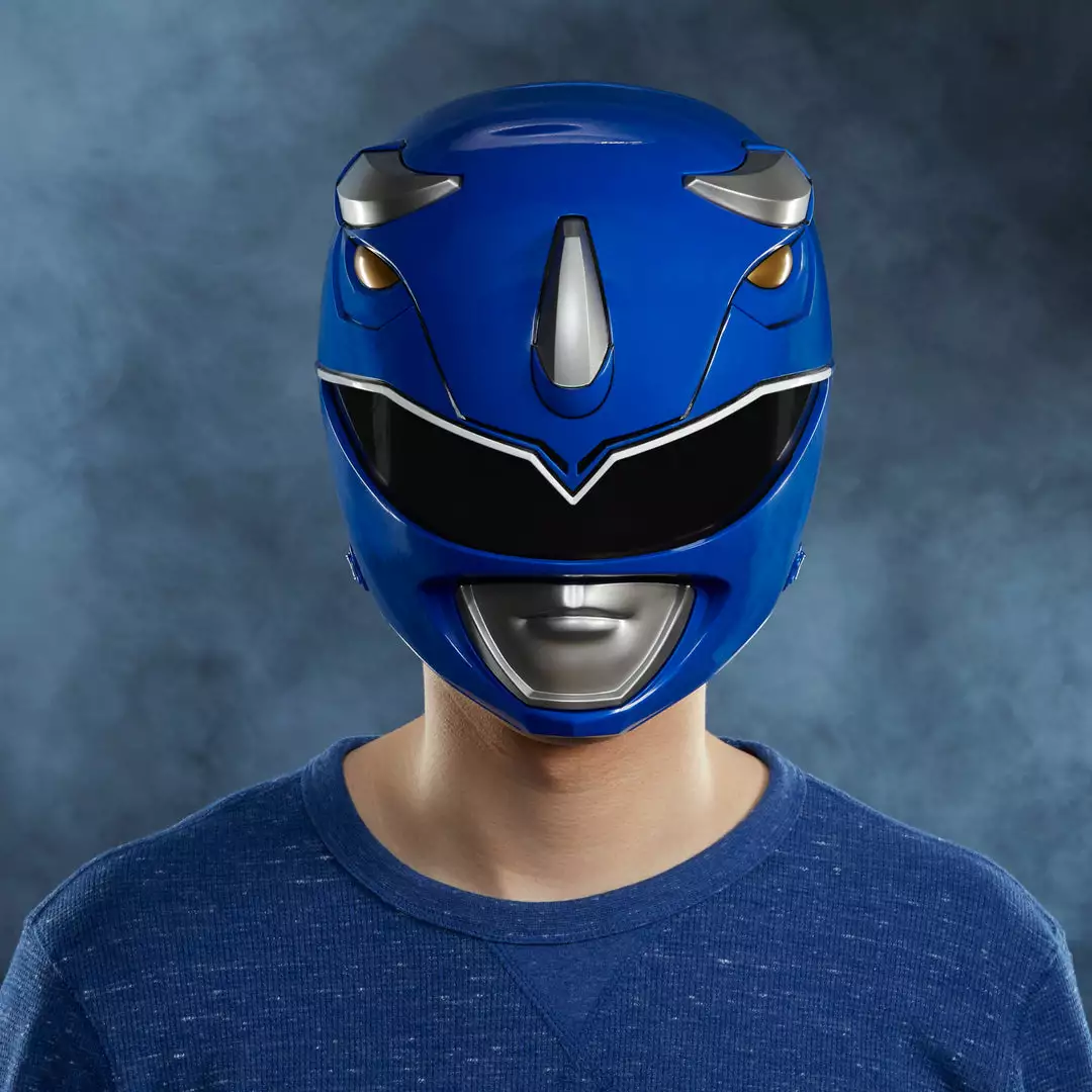 New Power Rangers Lightning Collection Mighty Morphin Blue Ranger Helmet 3 New Power Rangers Lightning Collection Mighty Morphin Blue Ranger Helmet