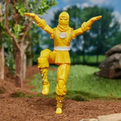 Power Rangers Lightning Collection Mighty Morphin Ninja Yellow Ranger Figure Partner Exclusives