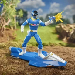 New Power Rangers Lightning Collection In Space Blue Ranger & Galaxy Glider Figure