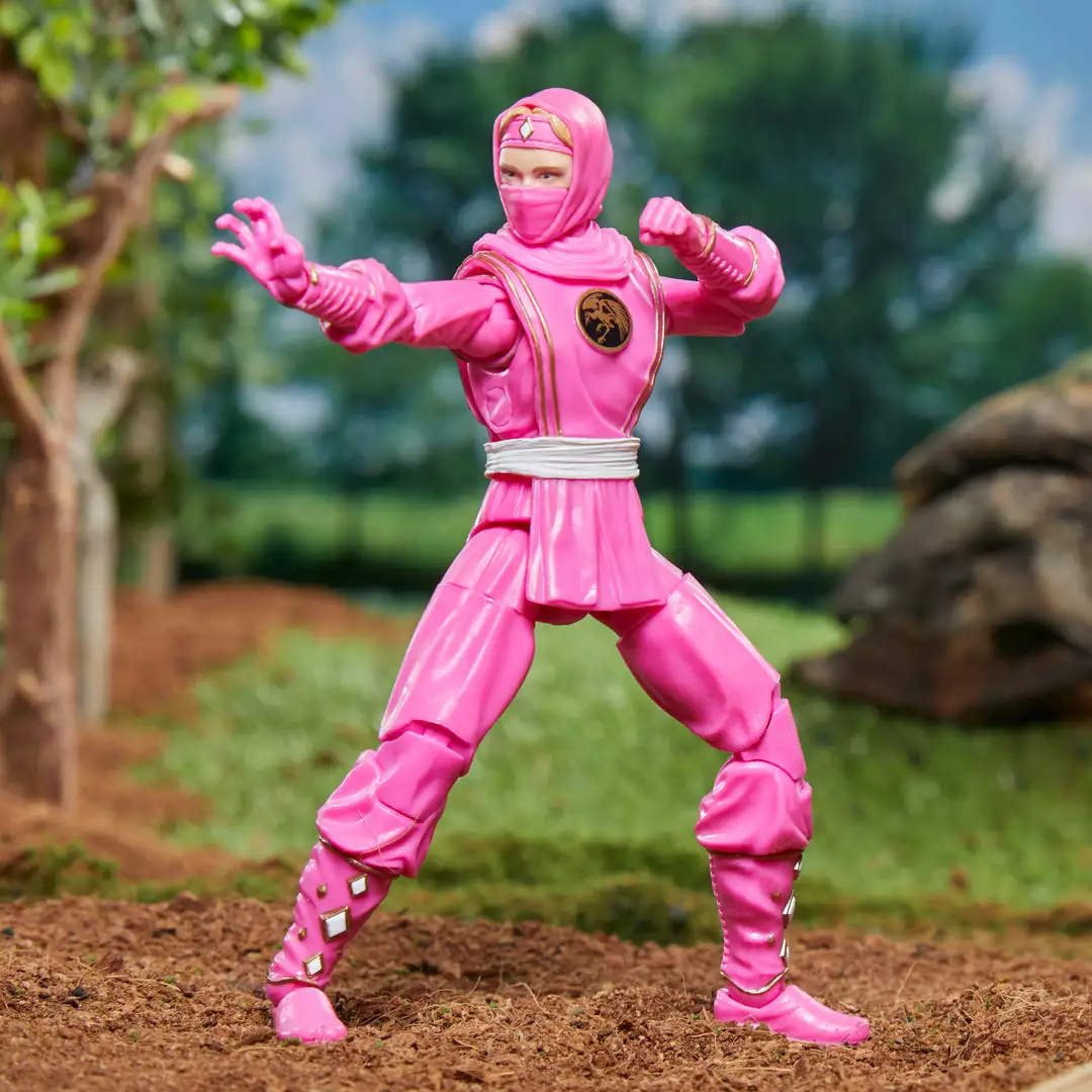 Partner Exclusives Power Rangers Lightning Collection Mighty Morphin Ninja Pink Ranger Figure 6 Partner Exclusives Power Rangers Lightning Collection Mighty Morphin Ninja Pink Ranger Figure