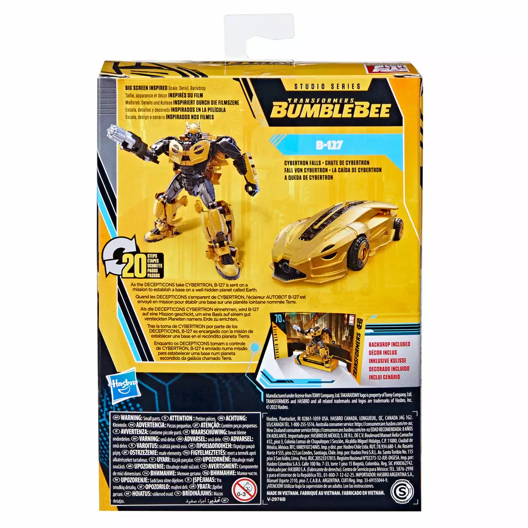 Transformers Buzzworthy Bumblebee Studio Series Deluxe Class 70BB B-127 Partner Exclusives 7 Transformers Buzzworthy Bumblebee Studio Series Deluxe Class 70BB B-127 Partner Exclusives