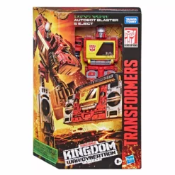 Transformers Generations War For Cybertron: Kingdom Voyager WFC-K44 Autobot Blaster & Eject Back In Stock 9 Transformers Generations War For Cybertron: Kingdom Voyager WFC-K44 Autobot Blaster & Eject Back In Stock