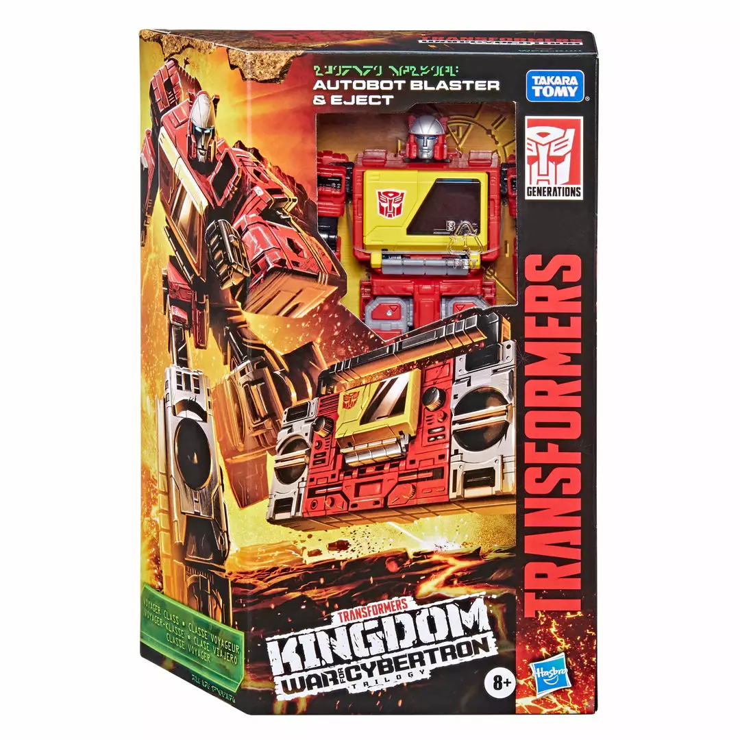 Transformers Generations War For Cybertron: Kingdom Voyager WFC-K44 Autobot Blaster & Eject Back In Stock 5 Transformers Generations War For Cybertron: Kingdom Voyager WFC-K44 Autobot Blaster & Eject Back In Stock