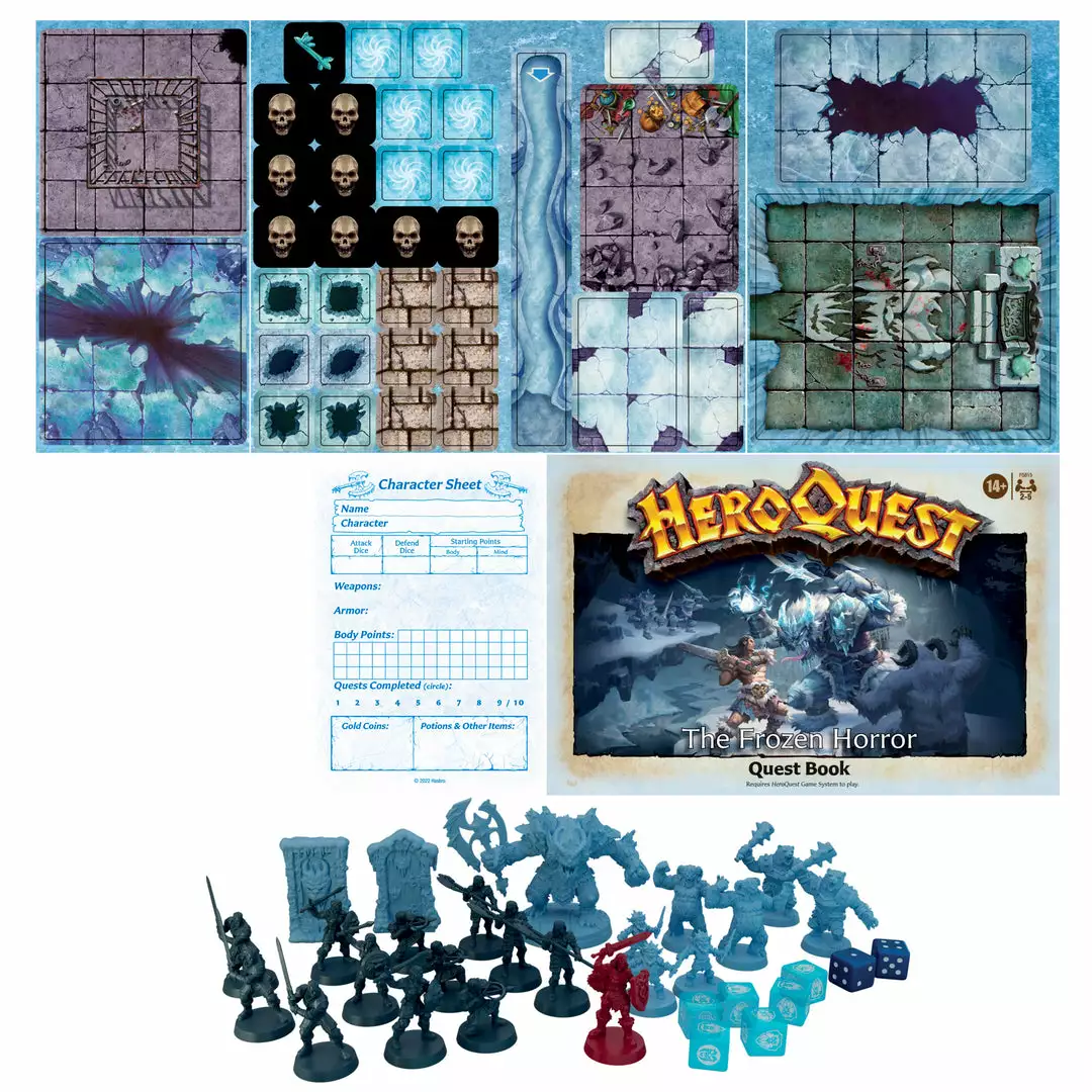 Avalon Hill HeroQuest The Frozen Horror New 16 Avalon Hill HeroQuest The Frozen Horror New