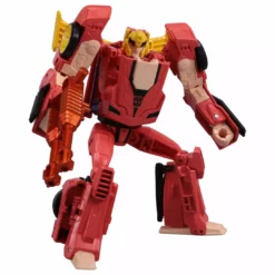 New Transformers Collaborative: Street Fighter II Mash-Up, Autobot Hot Rod [Ken] Vs. Arcee [Chun-Li]