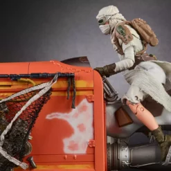 Star Wars The Black Series Rey's Speeder (Jakku) And Figure