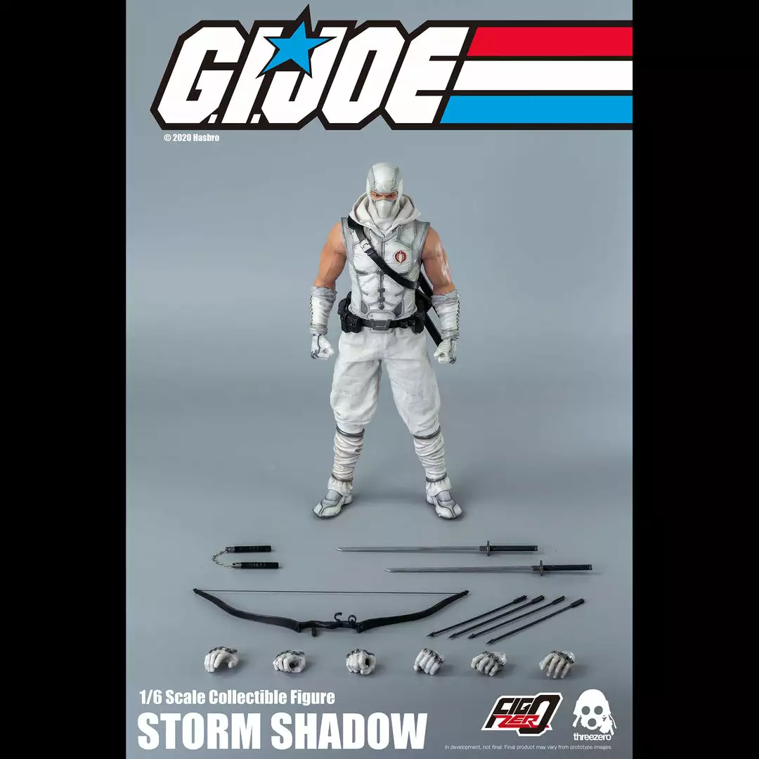 Back In Stock G.I. Joe Storm Shadow Collectible Figure 1/6 Scale By Threezero 11 Back In Stock G.I. Joe Storm Shadow Collectible Figure 1/6 Scale By Threezero