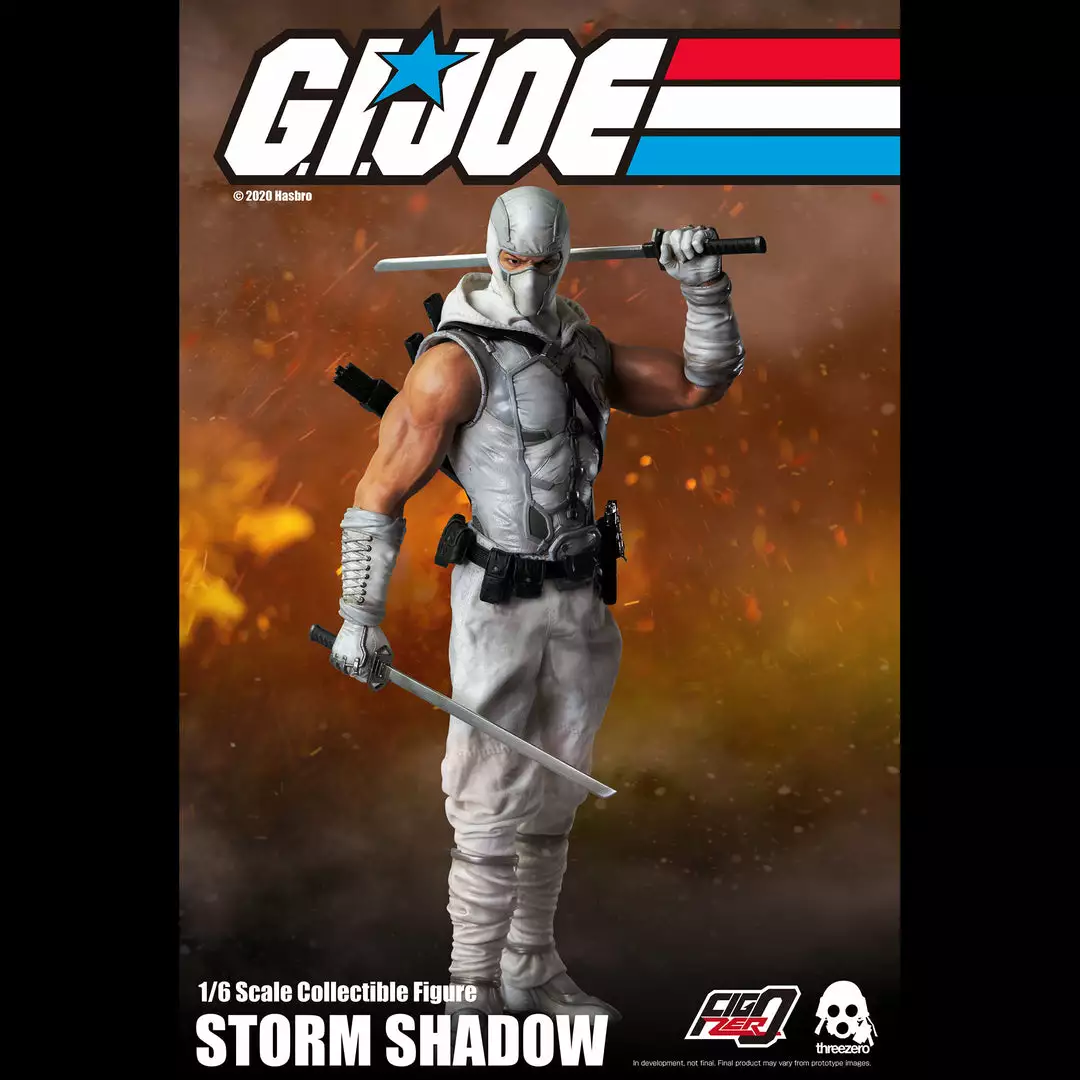 Back In Stock G.I. Joe Storm Shadow Collectible Figure 1/6 Scale By Threezero 3 Back In Stock G.I. Joe Storm Shadow Collectible Figure 1/6 Scale By Threezero