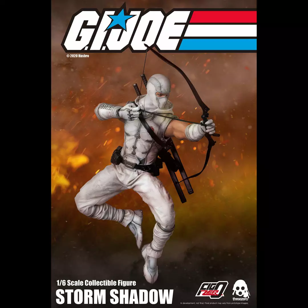 Back In Stock G.I. Joe Storm Shadow Collectible Figure 1/6 Scale By Threezero 7 Back In Stock G.I. Joe Storm Shadow Collectible Figure 1/6 Scale By Threezero
