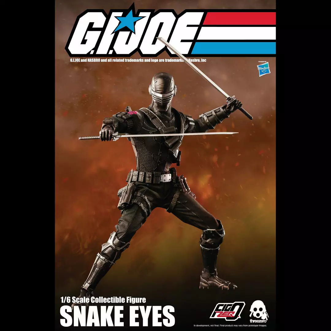 G.I. Joe Snake Eyes Collectible Figure 1/6 Scale By Threezero Back In Stock 8 G.I. Joe Snake Eyes Collectible Figure 1/6 Scale By Threezero Back In Stock