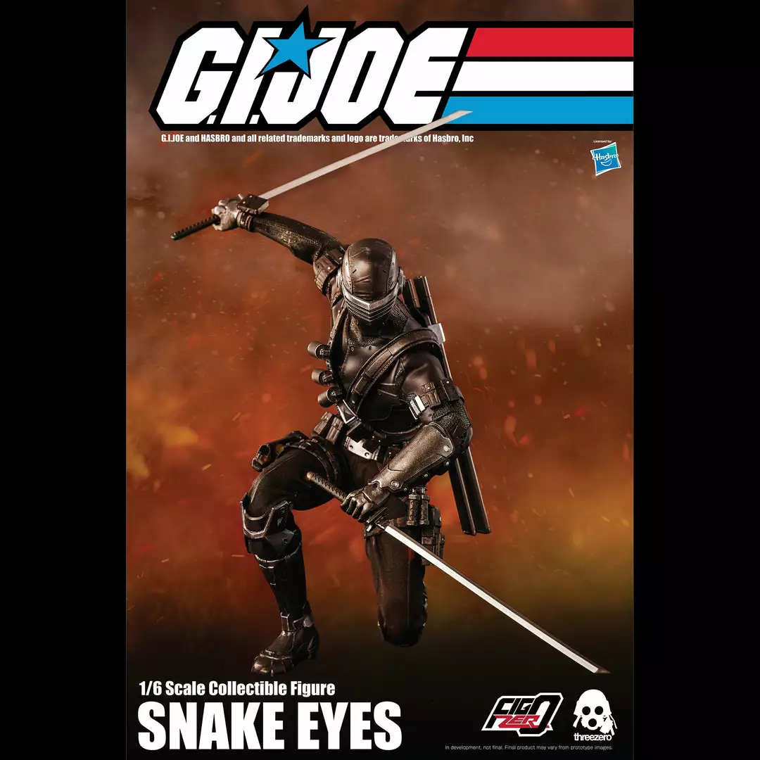 G.I. Joe Snake Eyes Collectible Figure 1/6 Scale By Threezero Back In Stock 5 G.I. Joe Snake Eyes Collectible Figure 1/6 Scale By Threezero Back In Stock