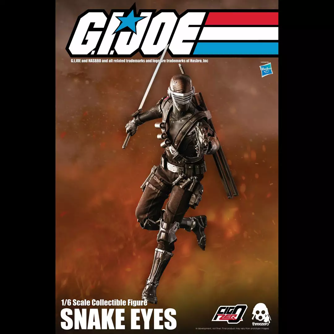 G.I. Joe Snake Eyes Collectible Figure 1/6 Scale By Threezero Back In Stock 11 G.I. Joe Snake Eyes Collectible Figure 1/6 Scale By Threezero Back In Stock