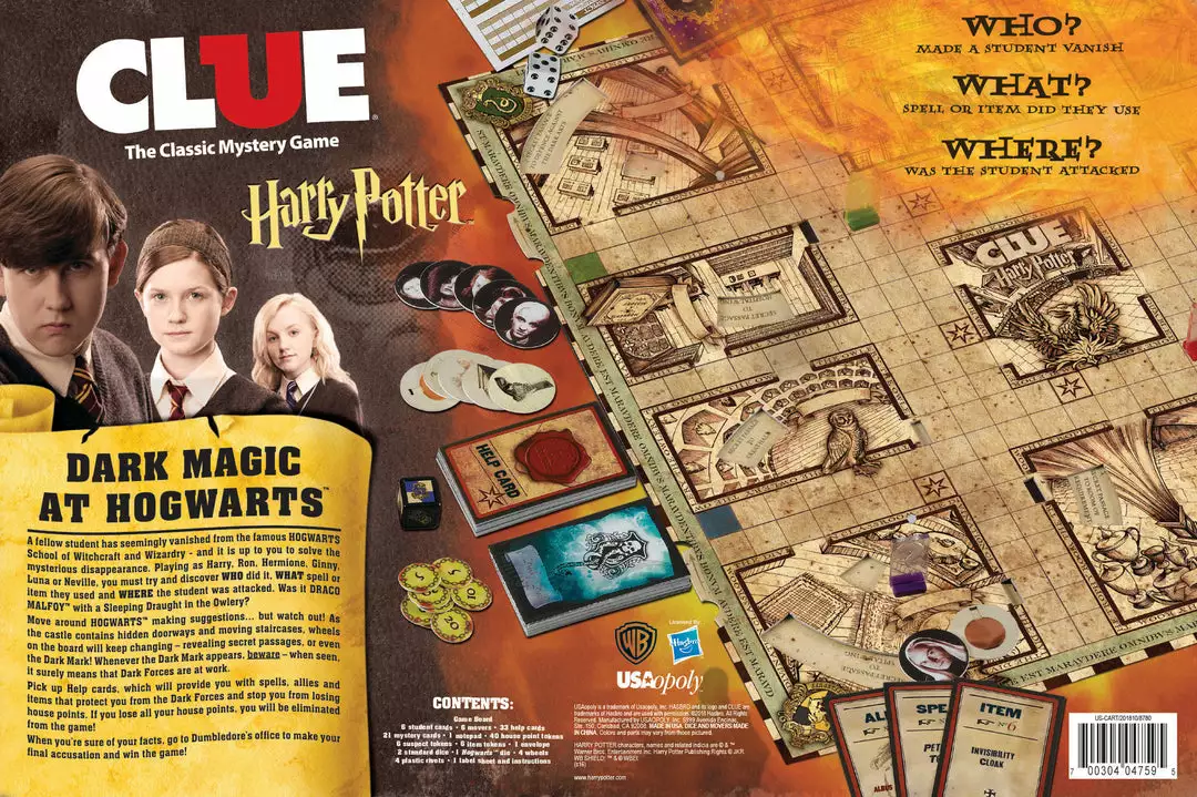 USAopoly CLUE Harry Potter™ Hasbro Gaming 7 USAopoly CLUE Harry Potter™ Hasbro Gaming