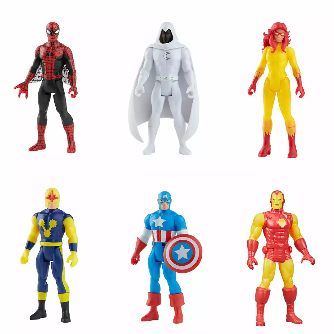 Hasbro Pulse Marvel Legends Retro 375 Collection Figures New 3 Hasbro Pulse Marvel Legends Retro 375 Collection Figures New