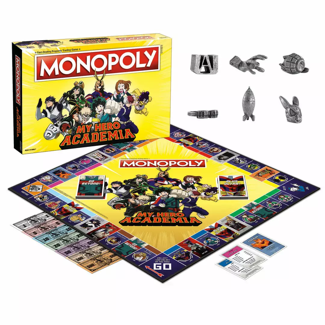 USAopoly MONOPOLY My Hero Academia Hasbro Gaming 3 USAopoly MONOPOLY My Hero Academia Hasbro Gaming