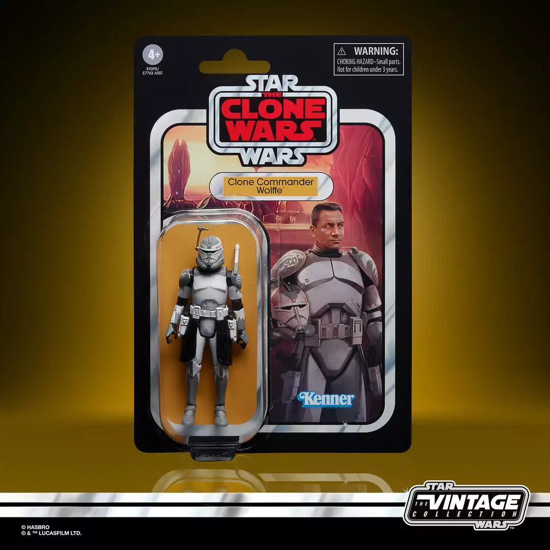 Star Wars The Vintage Collection Clone Commander Wolffe Figure 5 Star Wars The Vintage Collection Clone Commander Wolffe Figure