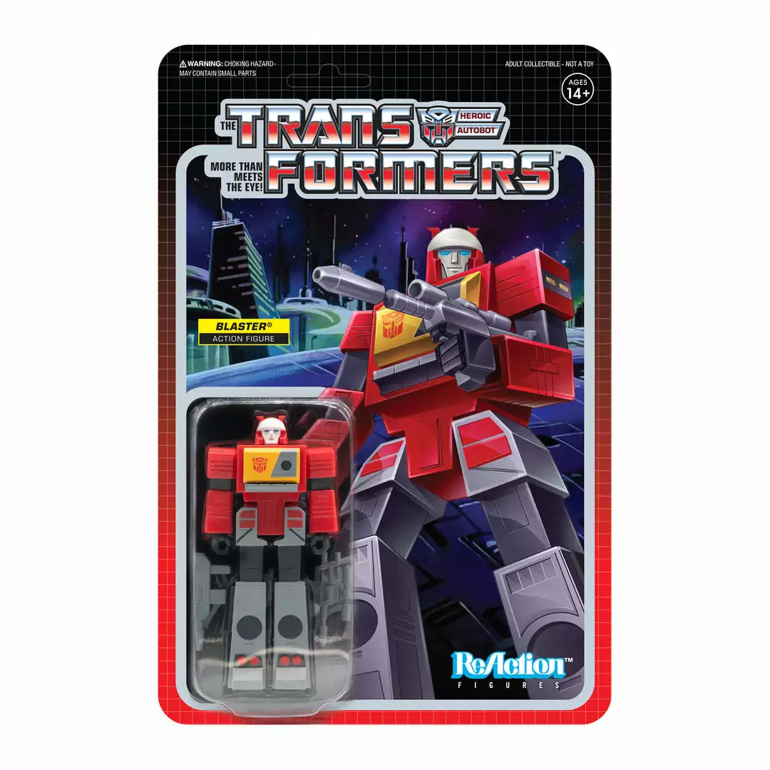 Transformers ReAction Blaster Figure By Super7 4 Transformers ReAction Blaster Figure By Super7
