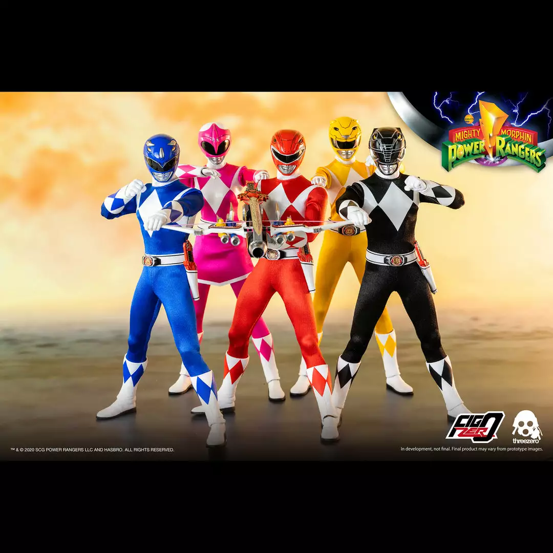 Mighty Morphin Power Rangers Collectible Figures 6-Pack 1/6 Scale By Threezero 4 Mighty Morphin Power Rangers Collectible Figures 6-Pack 1/6 Scale By Threezero