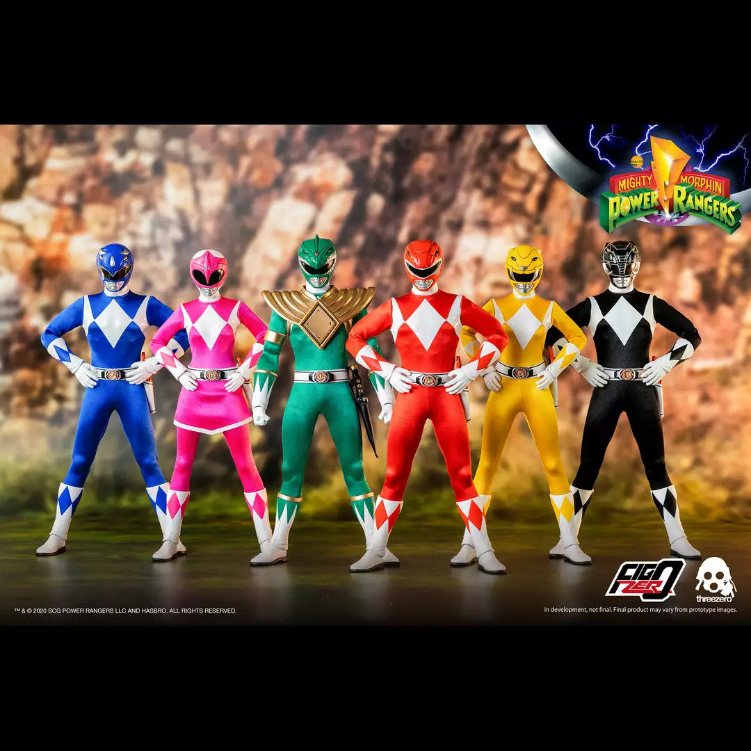 Mighty Morphin Power Rangers Collectible Figures 6-Pack 1/6 Scale By Threezero 3 Mighty Morphin Power Rangers Collectible Figures 6-Pack 1/6 Scale By Threezero