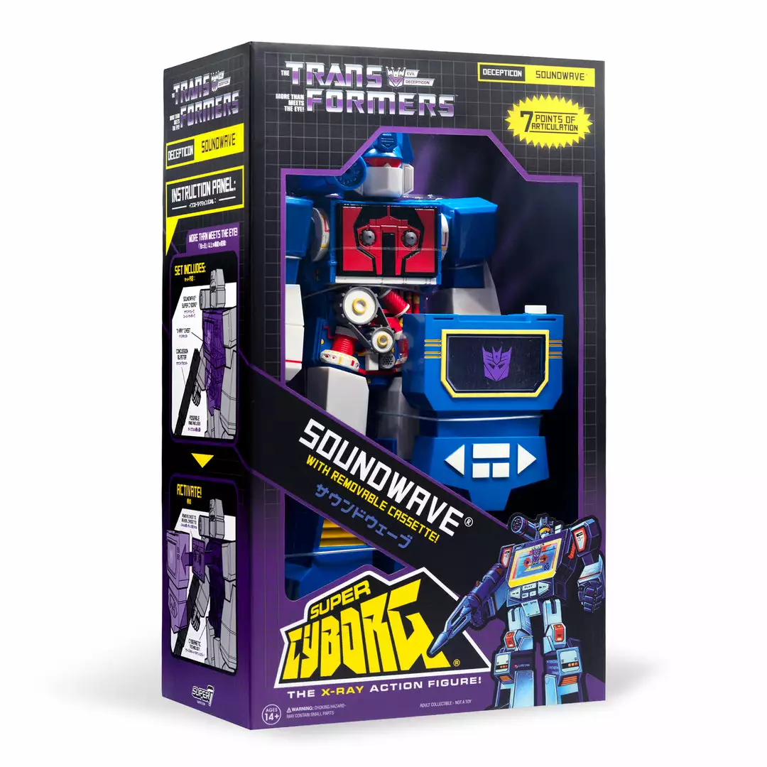 Transformers Super Cyborg Soundwave By Super7 4 Transformers Super Cyborg Soundwave By Super7
