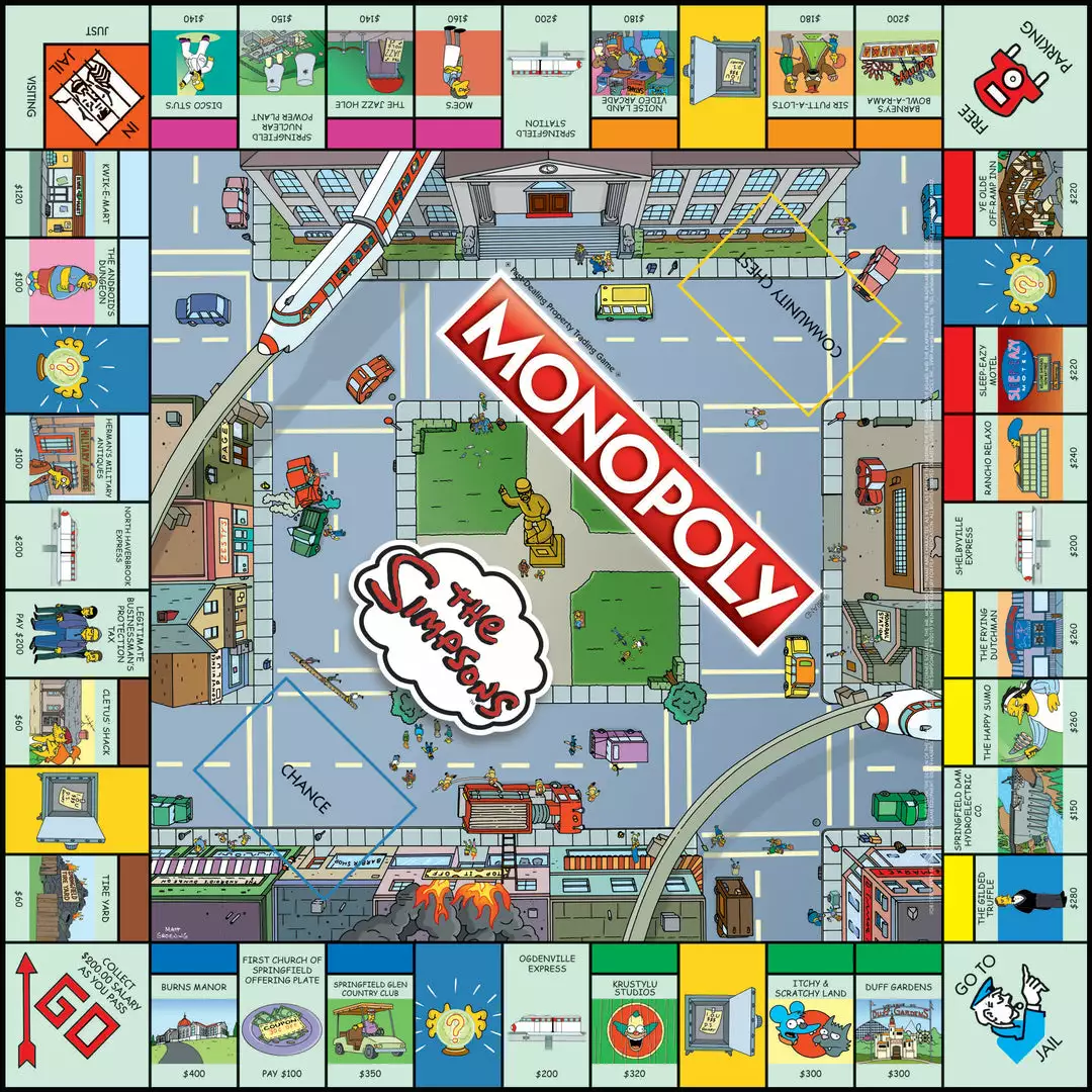 USAopoly Hasbro Gaming MONOPOLY The Simpsons 5 USAopoly Hasbro Gaming MONOPOLY The Simpsons