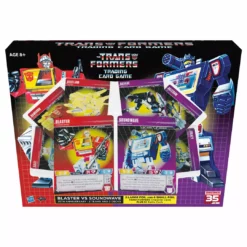 Hasbro Pulse Exclusives Transformers TCG Blaster VS Soundwave 35th Anniversary Edition