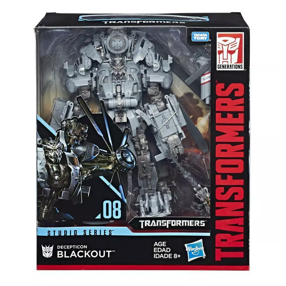 Transformers Studio Series 08 Leader Class Movie 1 Decepticon Blackout Figure 11 Transformers Studio Series 08 Leader Class Movie 1 Decepticon Blackout Figure