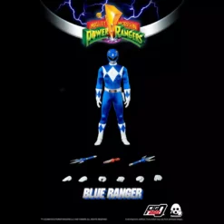 Mighty Morphin Power Rangers Blue Ranger Collectible Figure 1/6 Scale By Threezero