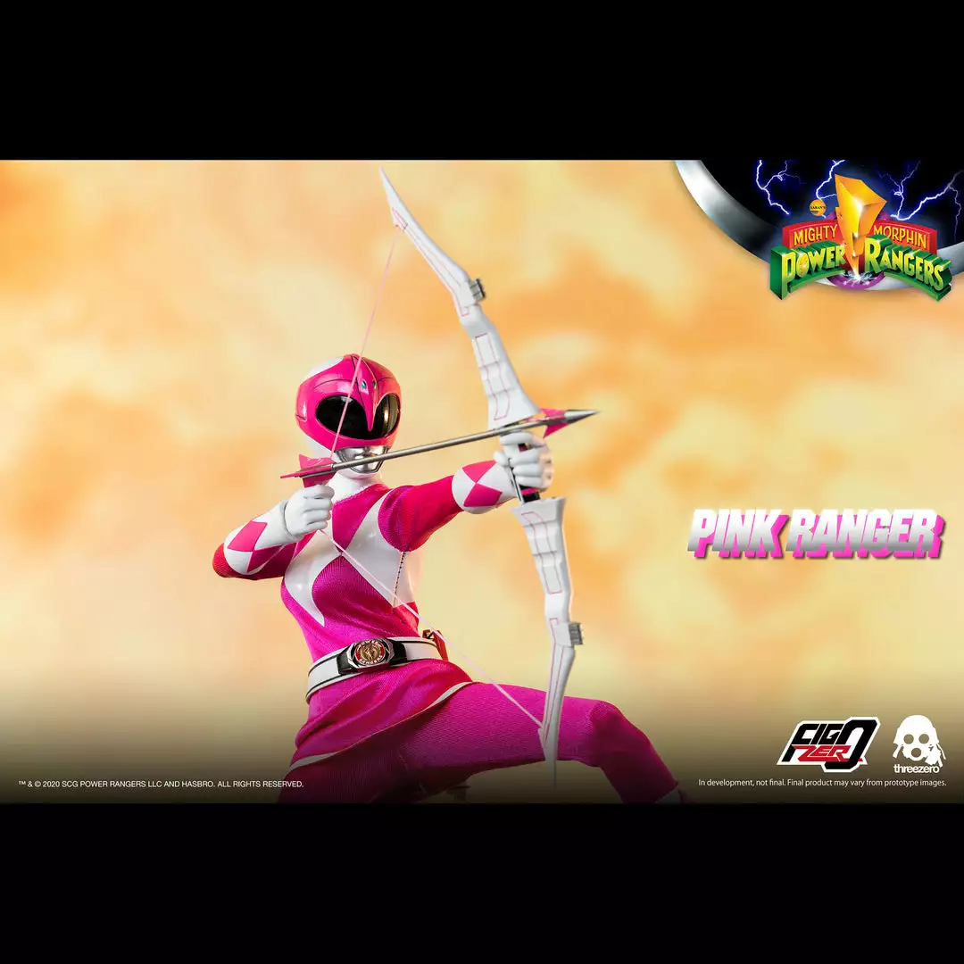 Back In Stock Mighty Morphin Power Rangers Pink Ranger Collectible Figure 1/6 Scale By Threezero 4 Back In Stock Mighty Morphin Power Rangers Pink Ranger Collectible Figure 1/6 Scale By Threezero