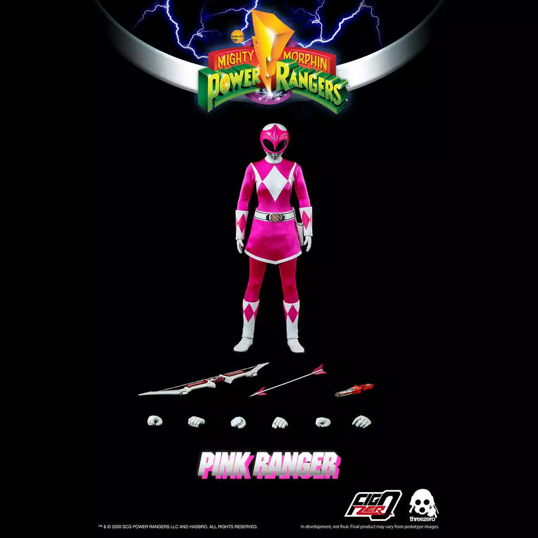 Back In Stock Mighty Morphin Power Rangers Pink Ranger Collectible Figure 1/6 Scale By Threezero 6 Back In Stock Mighty Morphin Power Rangers Pink Ranger Collectible Figure 1/6 Scale By Threezero